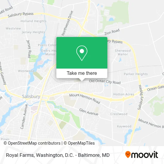 Royal Farms map