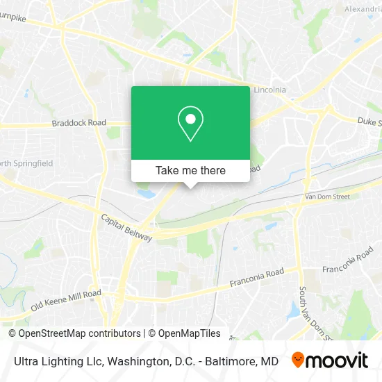 Ultra Lighting Llc map
