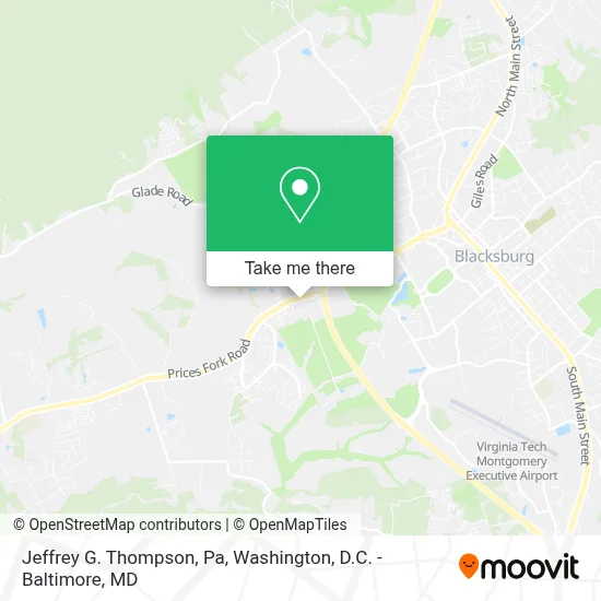 Jeffrey G. Thompson, Pa map