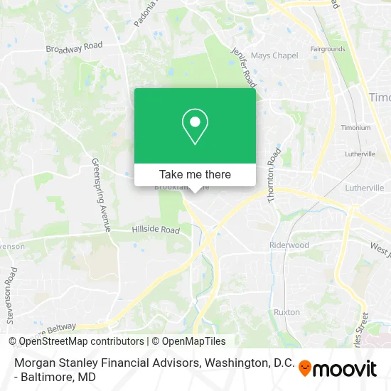 Morgan Stanley Financial Advisors map