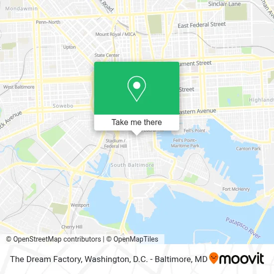The Dream Factory map