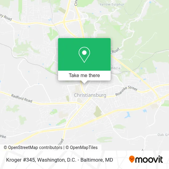 Kroger #345 map