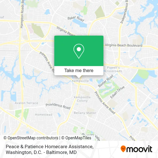 Peace & Patience Homecare Assistance map