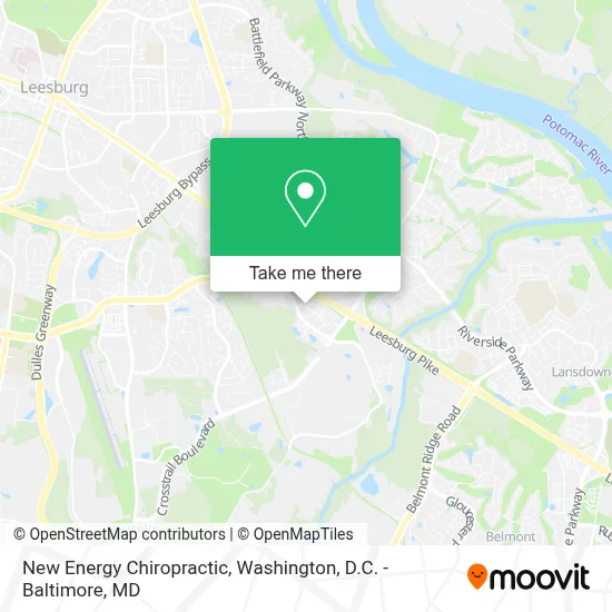 New Energy Chiropractic map