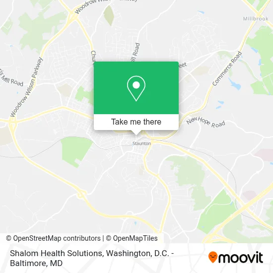 Shalom Health Solutions map