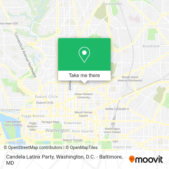 Candela Latinx Party map