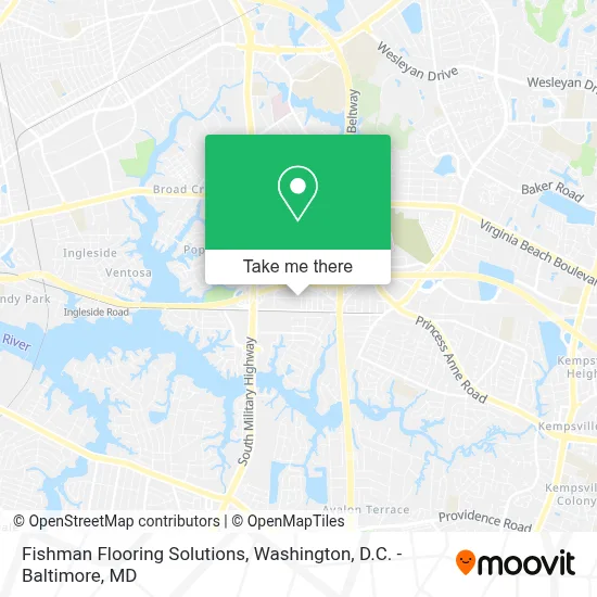 Fishman Flooring Solutions map