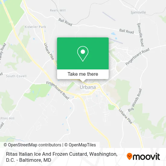 Ritas Italian Ice And Frozen Custard map