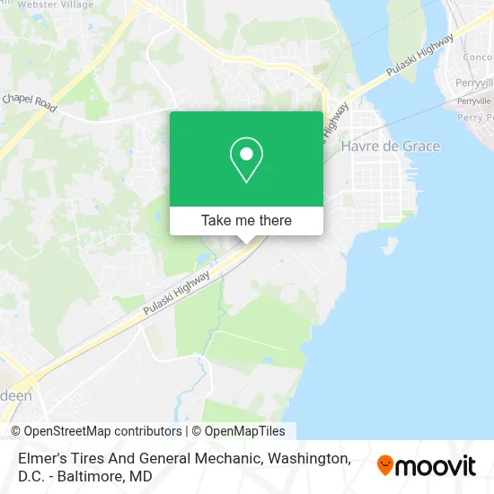Elmer's Tires And General Mechanic map