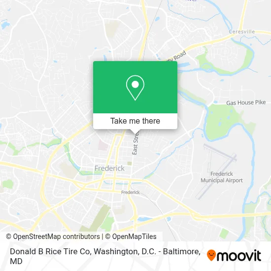 Donald B Rice Tire Co map