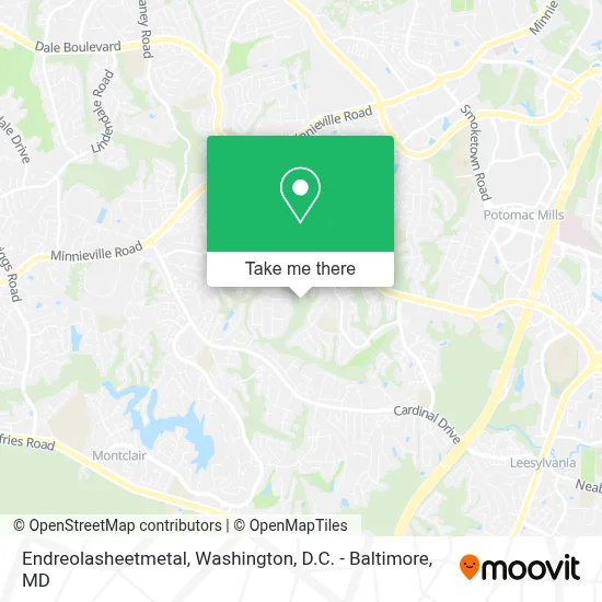 Endreolasheetmetal map