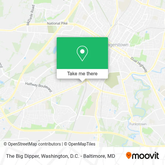 The Big Dipper map