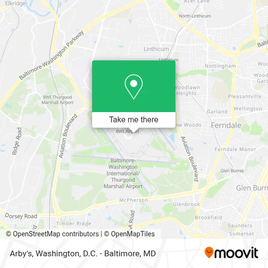 Arby's map