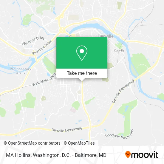 MA Hollins map