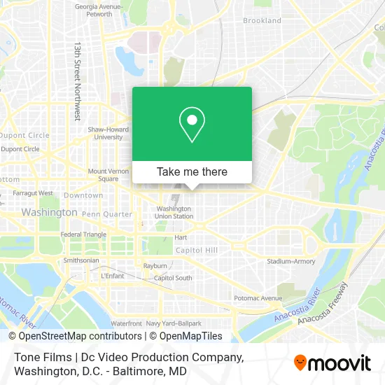Tone Films | Dc Video Production Company map