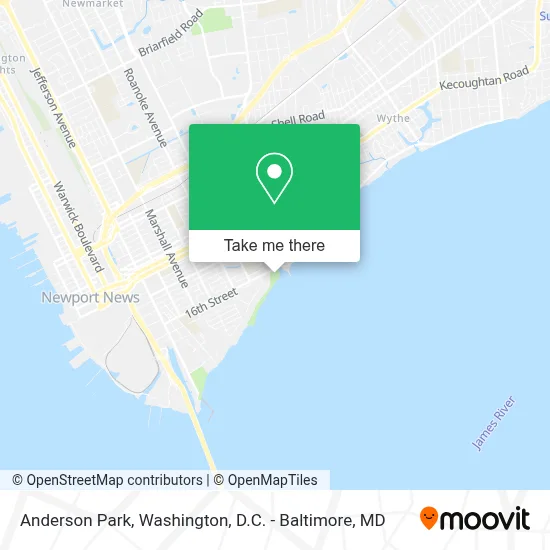 Anderson Park map