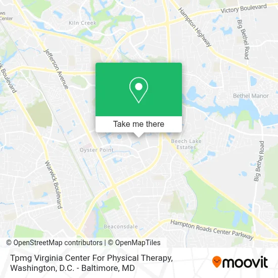 Tpmg Virginia Center For Physical Therapy map