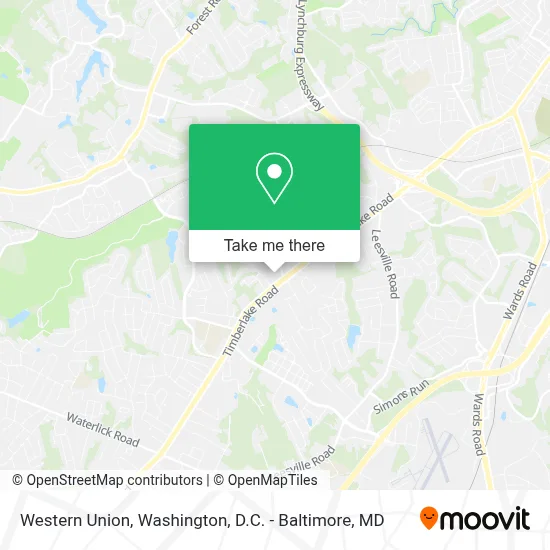 Western Union map