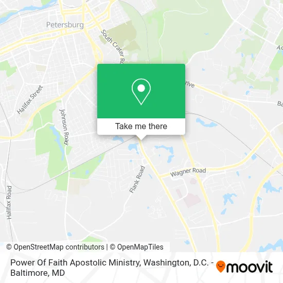 Power Of Faith Apostolic Ministry map