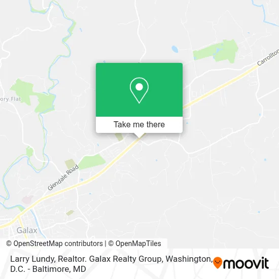 Larry Lundy, Realtor. Galax Realty Group map