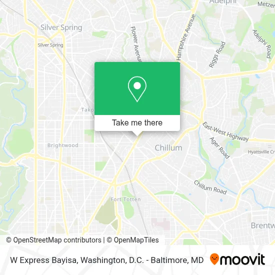 W Express Bayisa map