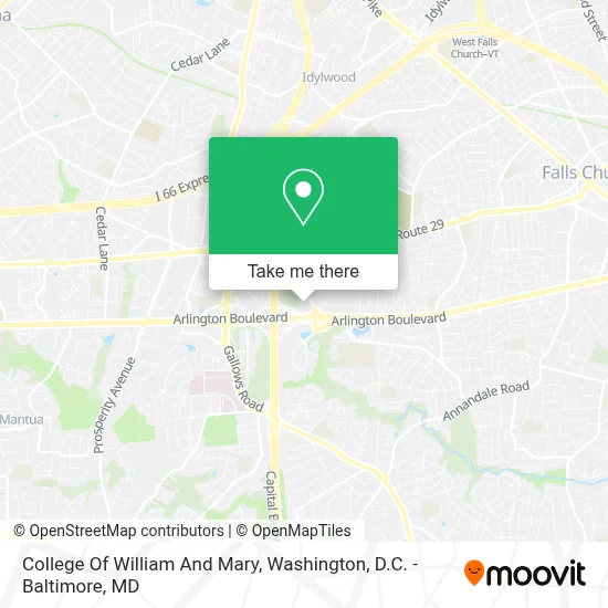 College Of William And Mary map