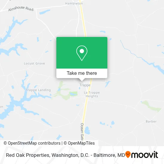 Red Oak Properties map