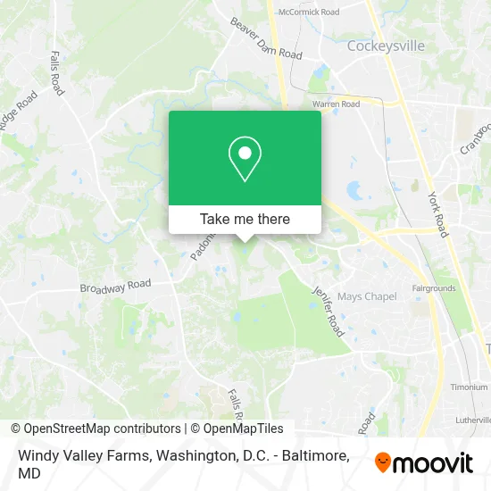 Windy Valley Farms map