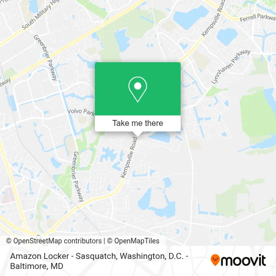 Amazon Locker - Sasquatch map