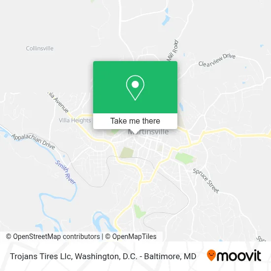 Trojans Tires Llc map