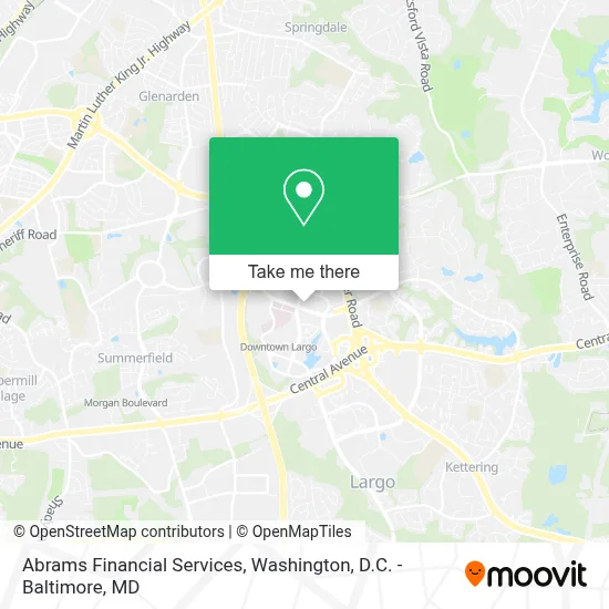 Abrams Financial Services map