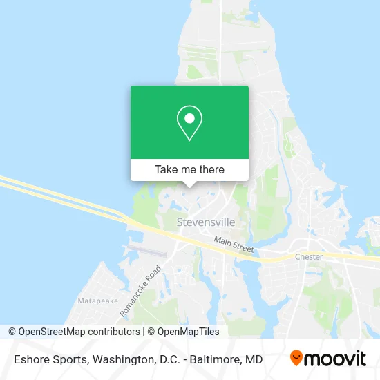 Eshore Sports map