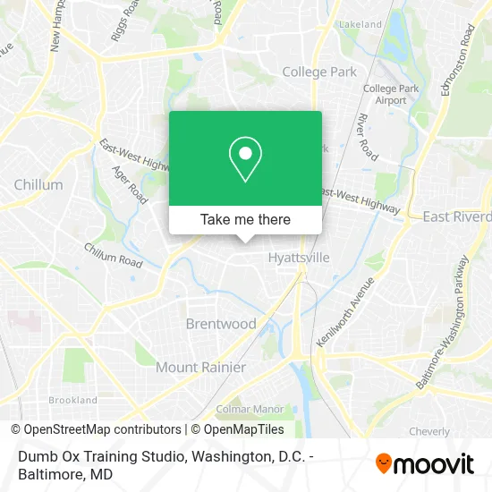 Dumb Ox Training Studio map