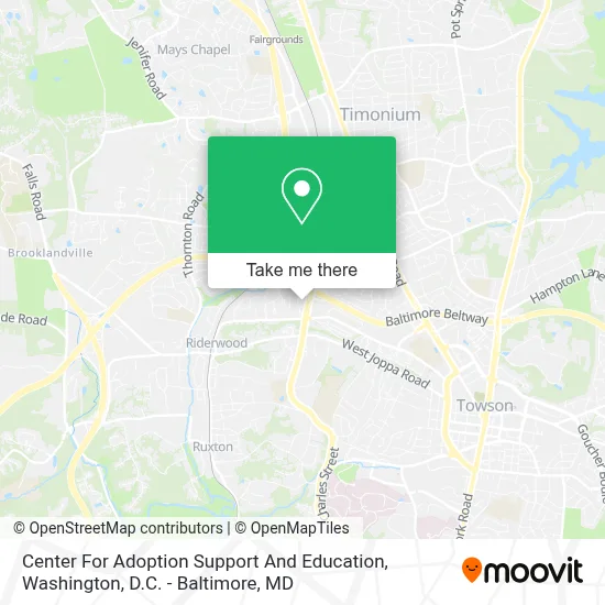 Center For Adoption Support And Education map