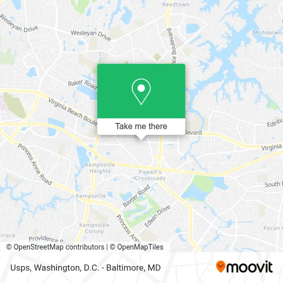 Usps map