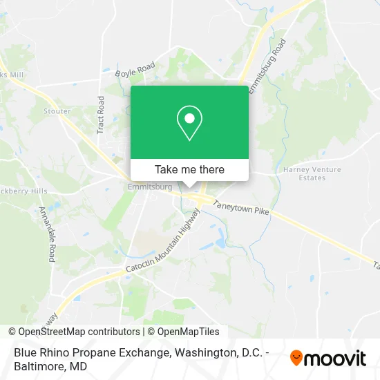Blue Rhino Propane Exchange map