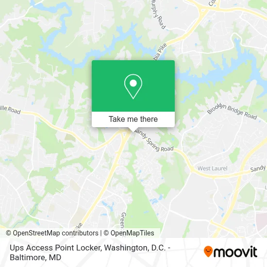 Ups Access Point Locker map