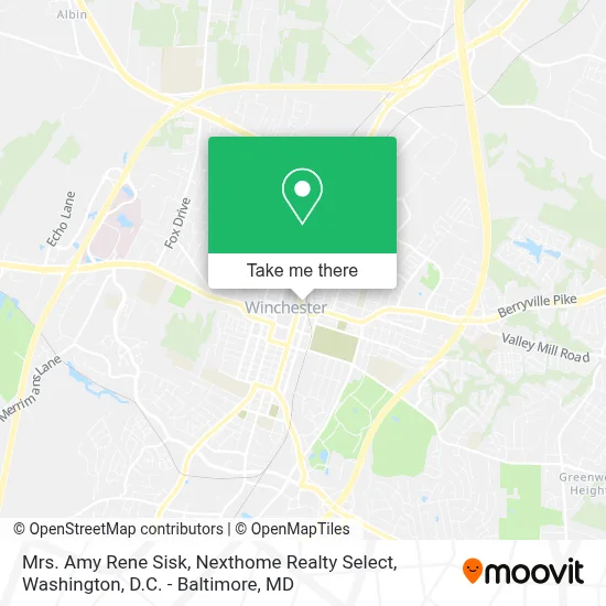 Mrs. Amy Rene Sisk, Nexthome Realty Select map