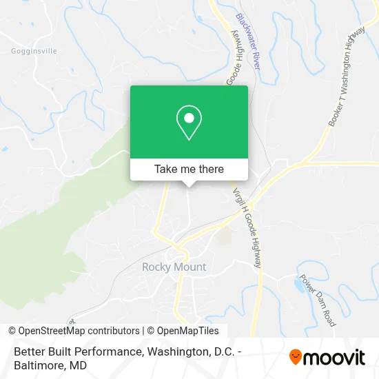 Better Built Performance map