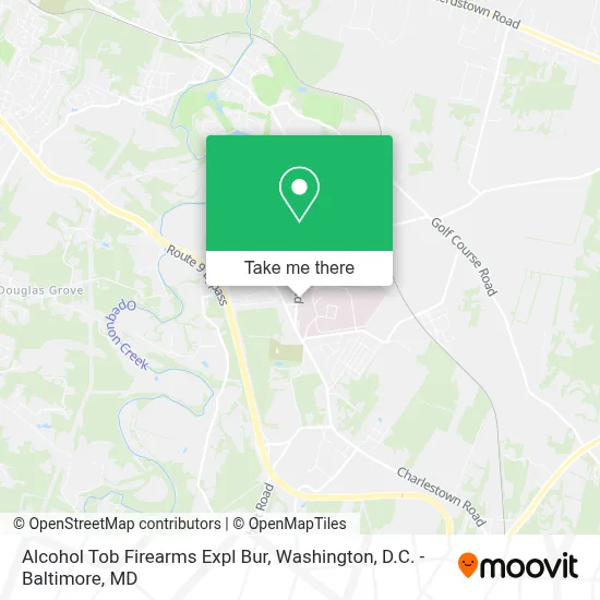 Alcohol Tob Firearms Expl Bur map