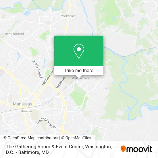 The Gathering Room & Event Center map