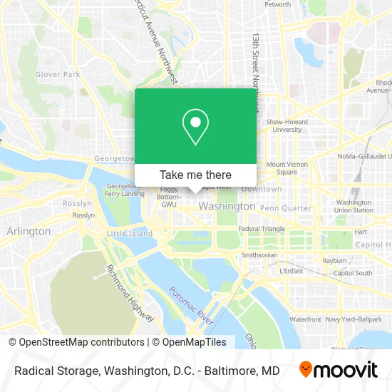 Radical Storage map