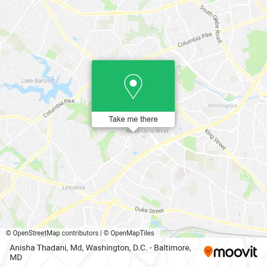 Anisha Thadani, Md map