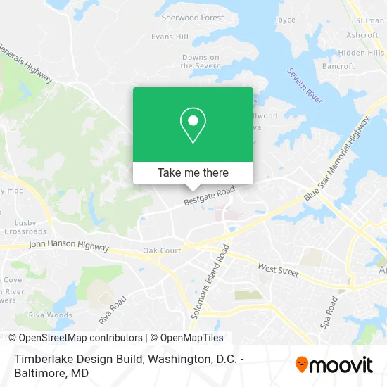 Timberlake Design Build map