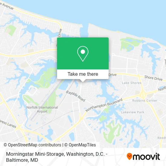 Morningstar Mini-Storage map