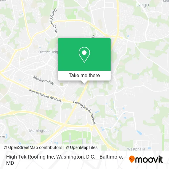 High Tek Roofing Inc map