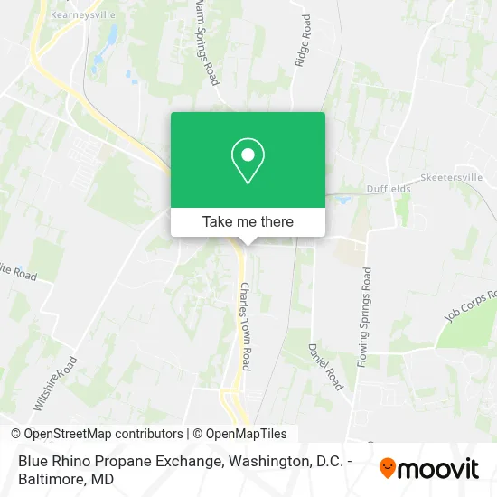 Blue Rhino Propane Exchange map