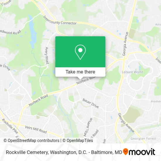 Rockville Cemetery map