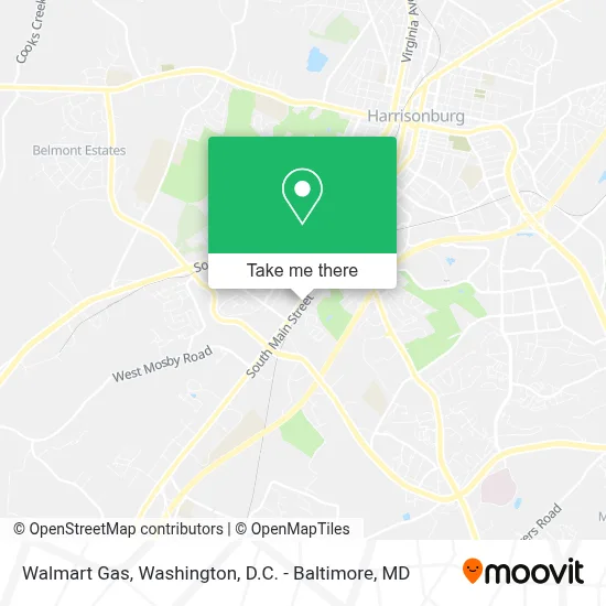 Walmart Gas map