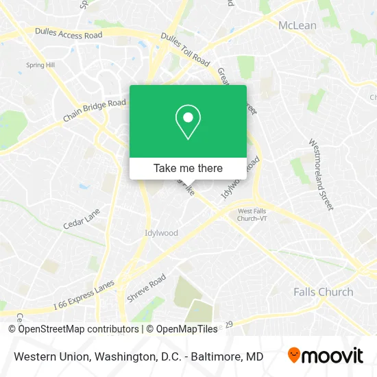 Western Union map